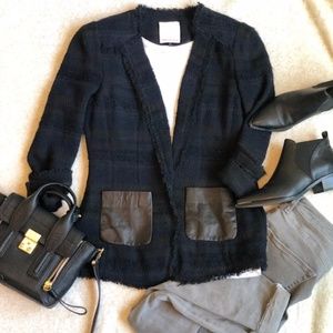 Rebecca Taylor knit blazer size 4